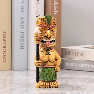 #ad Creative Table Decoration Tiki Statue Cool Handicrafts Home Decor Birthday Gift $26.45