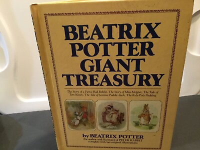 #ad GIANT TREASURY Beatrix Potter Classic Hard to Find 1964 $14.00