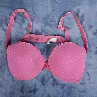 #ad Playtex Bra Womens Demi 36B Padded Pink Thank Goodness It Fits 4018 $9.95