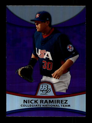 #ad 2010 Bowman Platinum Prospects Purple Refractors #PP45 Nick Ramirez USA $1.65