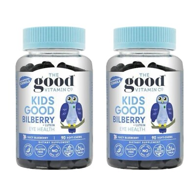 #ad The Good Vitamin Co 2 x Kids Good Bilberry Lutein Eye Health 90 Soft Chews $44.00