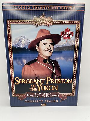 #ad Sergeant Preston Of The Yukon Complete Season 2 Two DVD Box 0424 $34.99