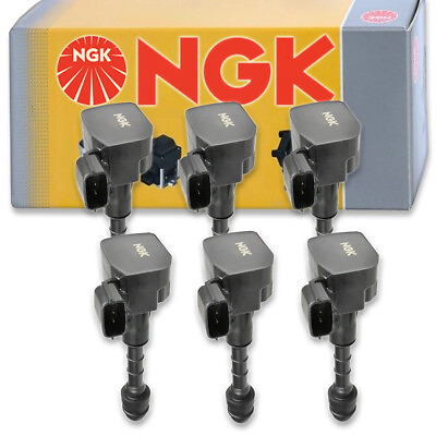 #ad 6 pcs NGK Ignition Coil for 2003 2007 Infiniti G35 3.5L V6 Spark Plug Tune ka $252.59
