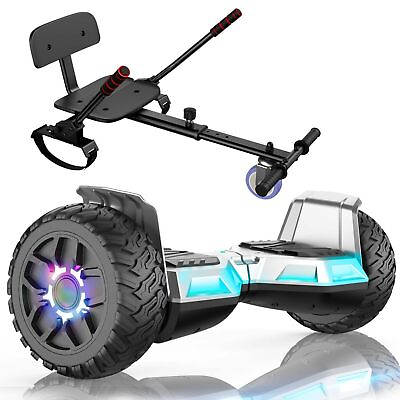 #ad Hoverboard OffRoad LED Light Hover board Electric Scooter Adult Birthday Present $99.99