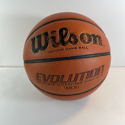 Wilson Evolution Advanced Microfiber Composite Indoor Game Basketball Size 28.5quot; $47.20