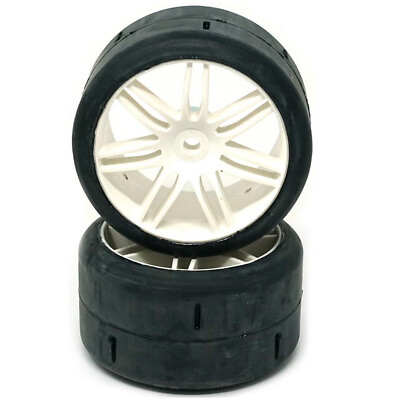 #ad GRP GWH03 XM2 1:5 TC W03 SLICK XM2 Soft Tire w White Wheel 2 $41.99