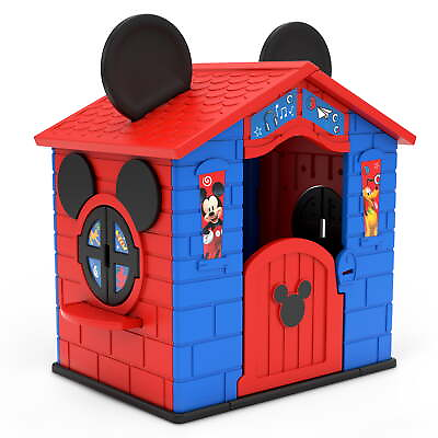 #ad Mickey Mouse Plastic IndoorOutdoor Playhouse with Easy Assembly $179.96