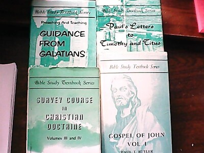 #ad Bible Study Textbook Series Pick One or More Commentary Workbook Teaching $6.59