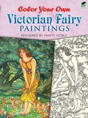#ad Color Your Own Victorian Fairy Paintings Paperback Marty Noble $8.06