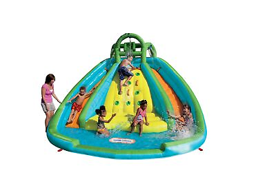 #ad Little Tikes Rocky Mountain River Race Inflatable Slide Bouncer Multicolor 1... $690.95