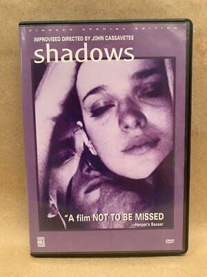 #ad SHADOWS rare Pioneer US DVD cult John Cassavetes indie arthouse Bamp;W classic AU $20.21