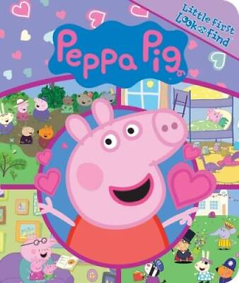#ad Peppa Pig Little First Look and Find PI Kids Board book GOOD $3.56