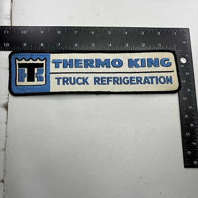 #ad #ad Vtg Big Back Of Jacket Size THERMO KING TRUCK REFRIGERATION Patch 00W5 $19.95