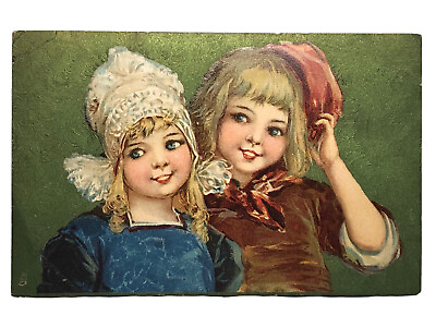 #ad Frances Brundage Postcard Tucks Series 6374 “Double Dutch” Little Hollanders u s $13.83