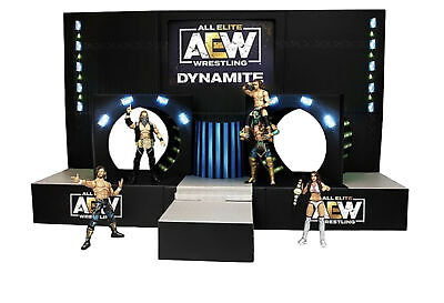 #ad AEW Entrance Stage Pop Up All Elite Wrestling Action Figure Playset Accessory $44.65