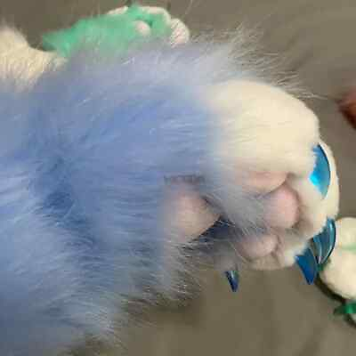 #ad Fursuit Long Fur Husky Dog Fox Mascot Paw Gloves Halloween Role playing $39.80