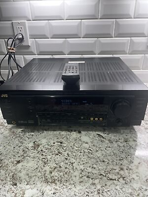 #ad #ad JVC RX 8030V BK Home Theater Surround Sound Receiver Tested Inc Remote Bundled $40.00