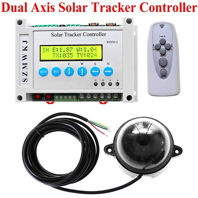 #ad Dual Axis Solar Tracking Tracker Controller for PV Solar Panel System Sun Track $99.99