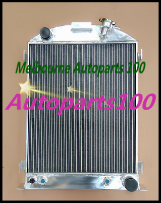 #ad 3 ROW 62mm Aluminum Radiator for FORD HI BOY HOT ROD CHEVY ENGINE V8 AT MT 1932 $119.49
