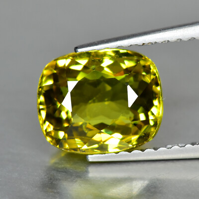 #ad 2.56Ct Unique Yellowish Green Color Natural Grossular Mali Garnet Loose Gemstone $127.99