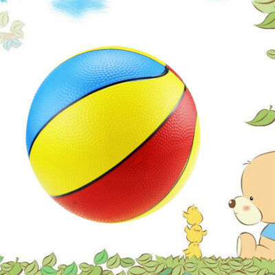 #ad 22 Cm PVC Basketball Inflatable Balls for Kids Child Tricolor $16.58