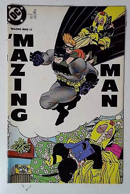 #ad Mazing Man #12 DC 1986 Frank Miller Dark Knight Returns Cover Comic Book $2.85