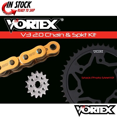 #ad Honda CBR600RR 03 06 Vortex 520 Chain and Sprocket Kit 15 43 Tooth CKG2135 $161.46