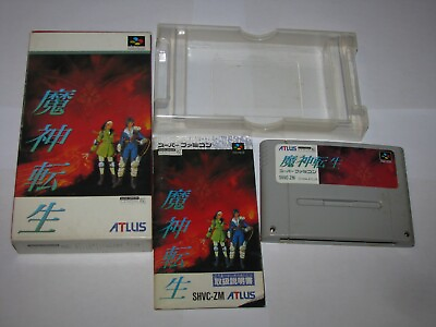 #ad #ad Majin Tensei 1 Super Famicom SFC Japan import Boxed Manual US Seller $34.99