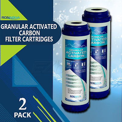 #ad Granular Activated Carbon Filter 9.875 inch x 2.5 inch Set of 2 $16.49