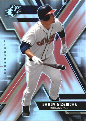#ad 2009 INDIANS SPx #83 Grady Sizemore $1.49