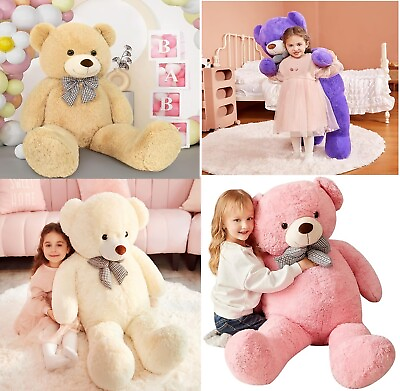 #ad Giant Plush Teddy Bears 47quot; Stuffed Animal Soft Toys Huge Large Jumbo Gift New $49.50