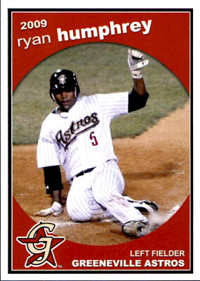 #ad 2009 Greeneville Astros Grandstand 18 Ryan Humphrey Blytheville Arkansas AR Card $12.99