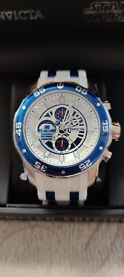 #ad Invicta Star Wars R2D2 Limited Edition Men#x27;s 48mm Chronograph Watch 32528 RARE $129.99