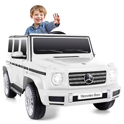 #ad NEW Kids Electric Ride On Mercedes Benz Licensed Toy Car w Remote Control White# $145.99