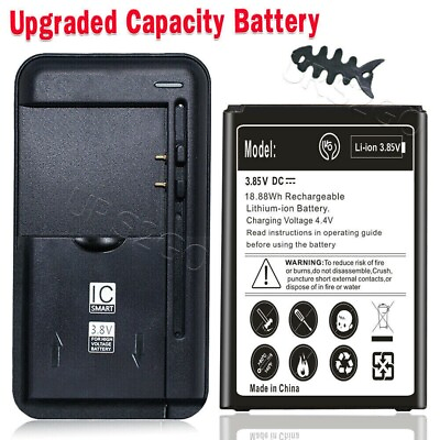 #ad Long Lasting 5900mAh Battery Universal Charger for T Mobile LG Aristo M210 Phone $37.65