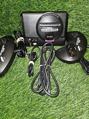 #ad SEGA Genesis Mini Game Console MK 16000 w 2 Controllers PREOWNED Tested Read $69.99