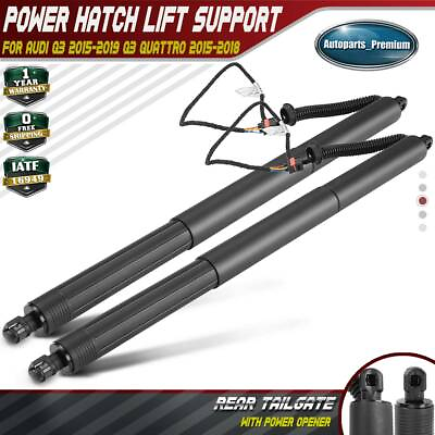 #ad 2pcs Rear Tailgate Lift Support with Power Opener for Audi Q3 15 19 Q3 Quattro $168.99