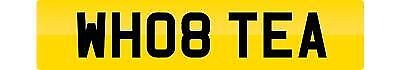 #ad PRIVATE NUMBER PLATE WH08 TEA CHERISHED REGISTRATION WHO TEA LOOSE TEAS COFFEE GBP 599.00