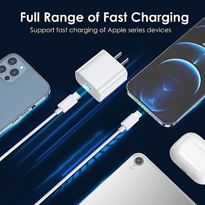 #ad USB C Charger Big Power for iPhone 13 12 11 Pro Max Mini XS XR 8 iPad Pro Air $18.85