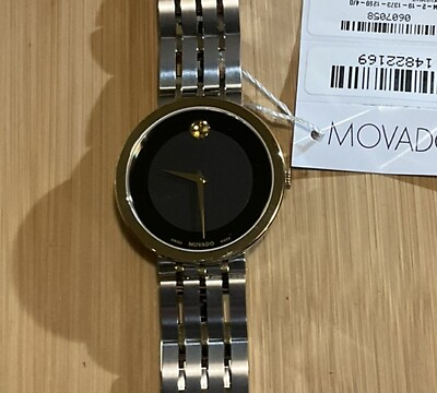 #ad #ad Movado Esperanza Museum Watch With 40mm Black Dial Two Tone Bracelet $445.00