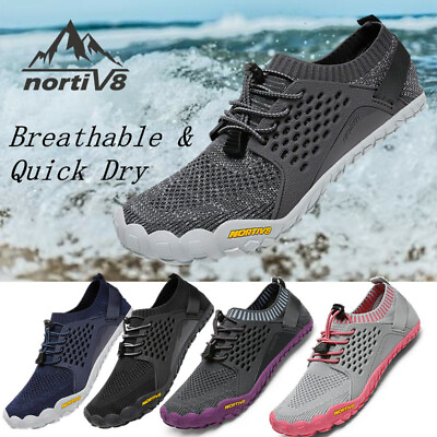 #ad NORTIV 8 Water Shoes Barefoot Quick Dry Aqua Beach Swimming Water Sport Vacation $23.99
