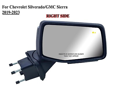 #ad Right Side Mirror Power Heat BLIS and Signal Light Silverado GMC Sierra 19 23 $155.99