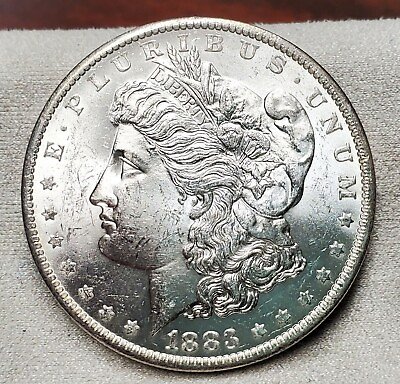 #ad BU UNC 1883 O Morgan Silver Dollar Us Coin Uncirculated New Orleans $53.77