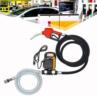 #ad 110V Electric Fuel Transfer Pump Diesel Kerosene Oil Self Priming Diesel Pump $128.25
