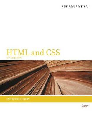 #ad New Perspectives on HTML and CSS: Introductory Paperback GOOD $9.88