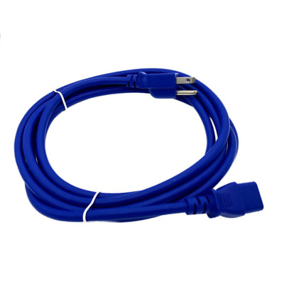 #ad BLUE 10 FT COMPUTER POWER SUPPLY AC CORD CABLE WIRE FOR HP DELL ACER DESKTOP PC $13.38