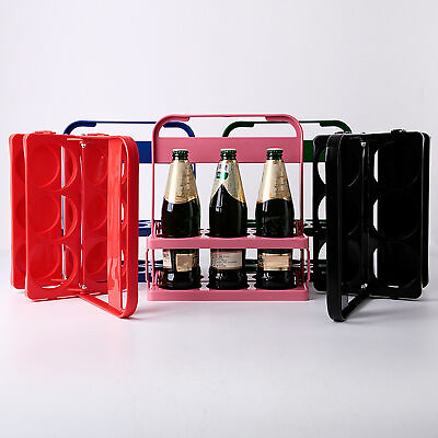 #ad Beer Basket Durable Wine Storage Portable Ktv Handheld Beer Rack Rounded Edges $29.74
