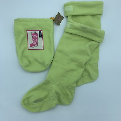 #ad Women’s Joules Welton Welly Socks Lime Size 5 6 $13.99