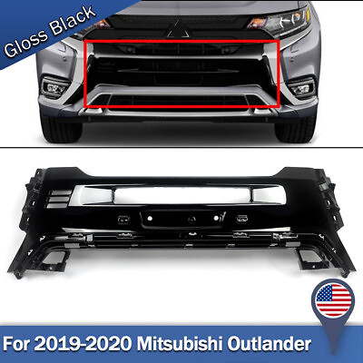 #ad Gloss Black Fits 2019 2020 Mitsubishi Outlander Front Bumper Center Grille Panel $88.33