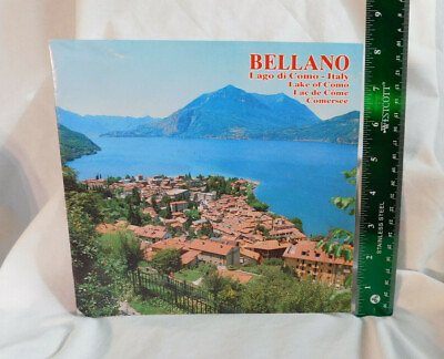 #ad 8x8quot; Bellano Lake Como Italy Color Brochure 1987 12 p Photos Tourist Attractions $14.99